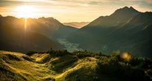 St. Anton am Arlberg - mountains at sunrise