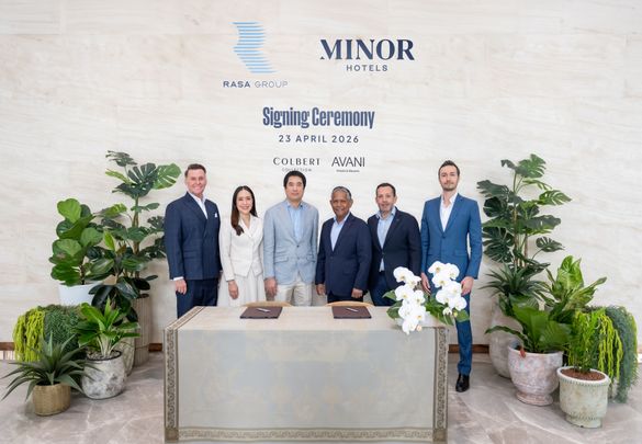 Photo shown (left to right): Michael S. Howard, Managing Director of Daystar; Wikunya Asavanich, Deputy Chief Executive Officer of Rasa Group; Rapi Pinijchob, Chief Executive Officer of Rasa Group; Dillip Rajakarier, Chief Executive Officer of Minor Hotel