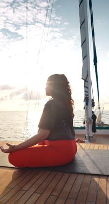 Samiksha Shetty - Yoga on Horizon Yacht