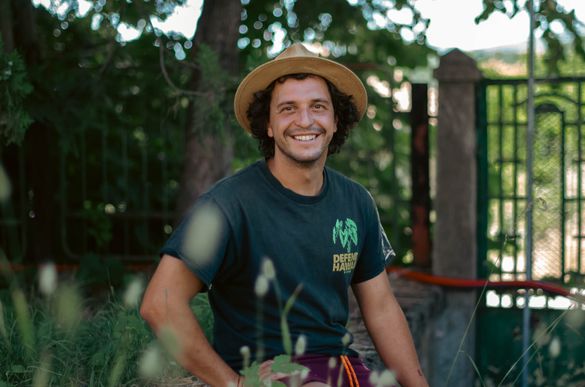 Daniel Dimov, permaculture designer and teacher at Sharena Fabrika