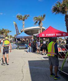 Game On! St. Augustine Triathlon check-in