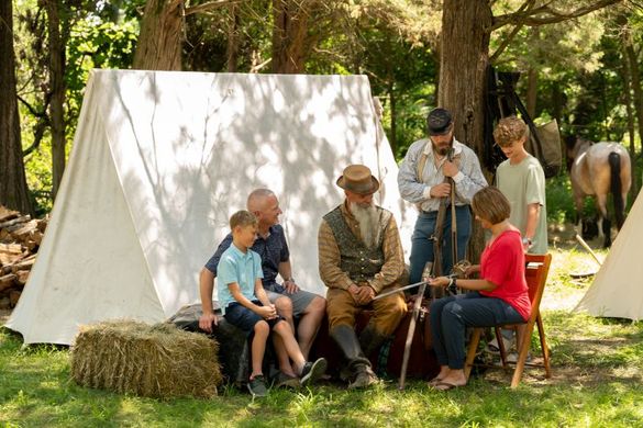 The Battle of Gettysburg 163rd Anniversary Reenactment at Historic Daniel Lady Farm features 1,000 reenactors, living historians, military camps, artillery and cavalry demonstrations, and sutler tents.