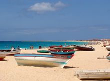 Santa Maria Beach, island of Sal