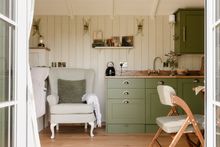Soft, earthy tones create a soothing atmosphere