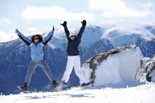 Snow Shoeing Falls Creek