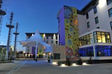 Hotel Verde by night - Africa's greenest hotel