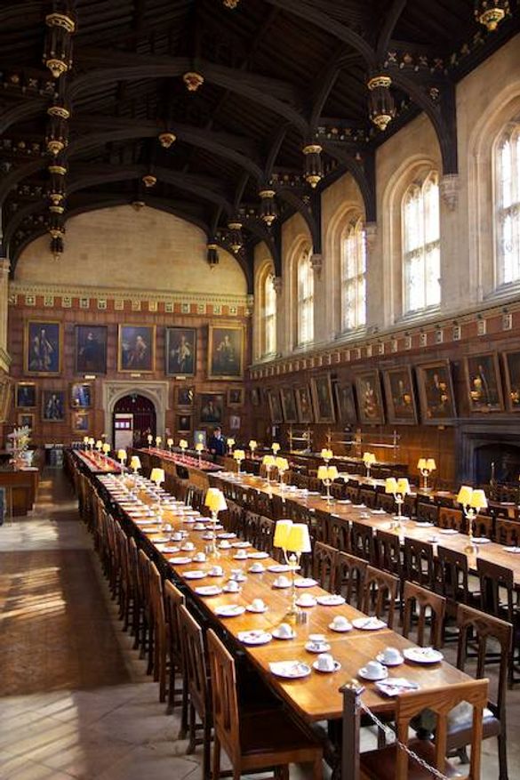 The great hall of Hogwarts at Christ Church