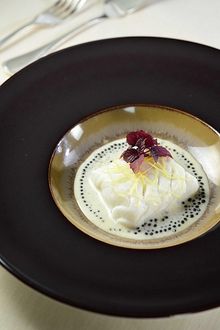 SPOON by Alain Ducasse - Steamed Cod with Caviar