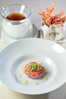 SPOON b y Alain Ducasse - Wild Red Shrimp, Delicate Gelee