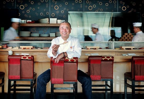 World Famous Chef Nobu Matsuhisa at NOBU InterContinental Hong Kong