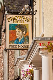 The bar in Browns Hotel in Laugharne was Dylan's favorite
