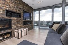 Extraordinary luxury in Waterloo with wraparound balcony and giant TV