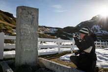 Shackleton's grave, South Georgia