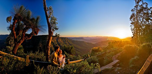 Sunset from Moonlight Crag lookout