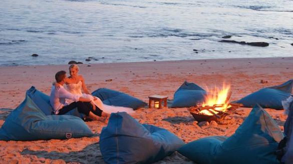 Bonfire at Finn's Beach Club
