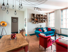 This apartment near Creamfields is just as stylish as the festival itself