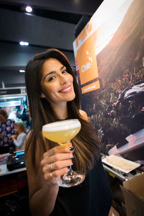 Pia Miller at Melbourne's Good Food and Wine Event, 31 May 2014