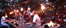 Fun and food at night at Lalibela Game Lodge