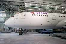 THAI's new Boeing 787 rolls out of the hangar