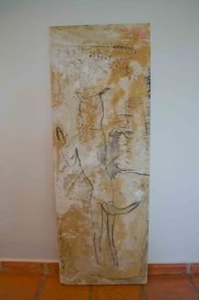 The artwork of local artist Anton Dijkgraaf on display at The Hunting Lode