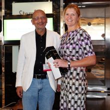 Chief Judge and CEO of Syndcast, Mr Wolfgang Jaegel with CEO & Founder of Bound Round, Janeece Keller