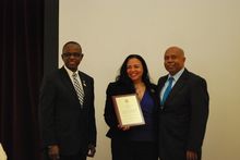 St. Vincent's Minister of Tourism (right)