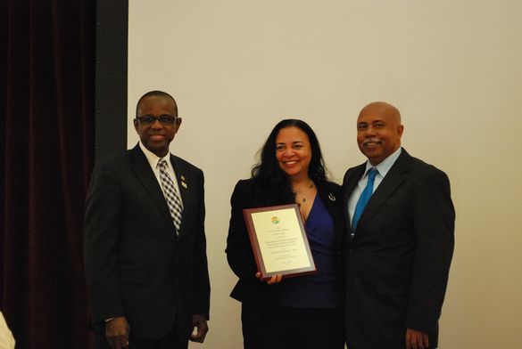 St. Vincent's Minister of Tourism (right)