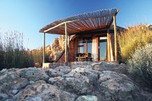 Hut exterior view
