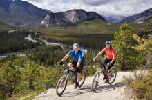 Biking in Banff National Park