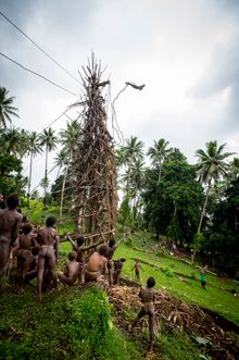 Land-diving at Pentecost