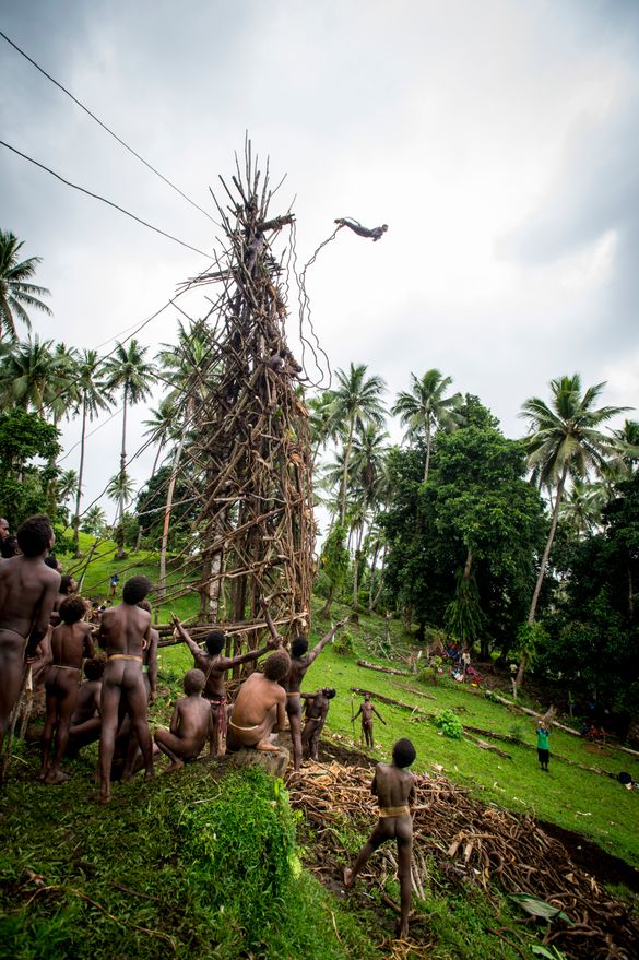 Land-diving at Pentecost