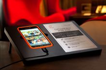 The complimentary handy smartphone can be used on the go for free international calls and unlimited 3G data connectivity
