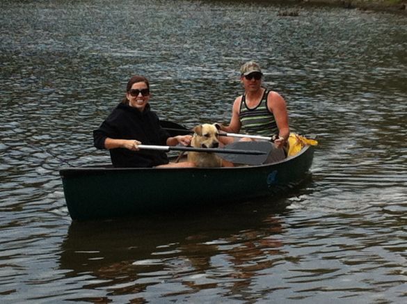 Canoeing with Norton