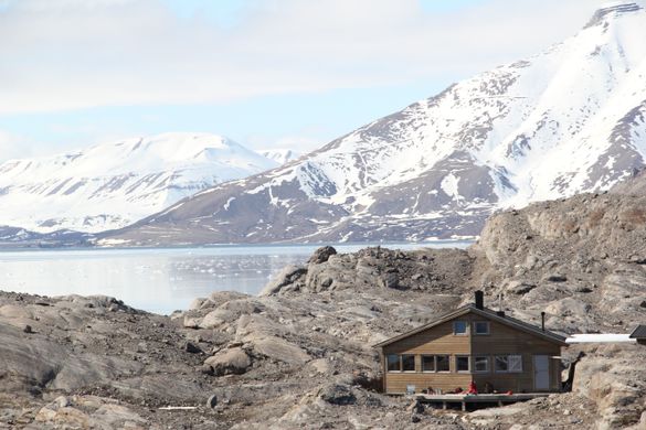 Basecamp Nordenskiöld, the northernmost cabin on Svalbard 