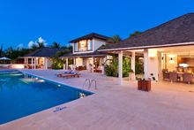 Tom Tom pool exterior twilight