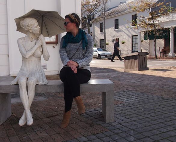 Come sit statue- Stellenbosch