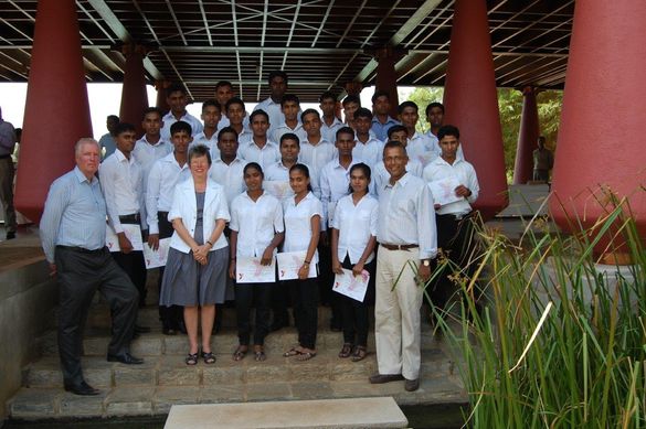 JYDP Graduates with Hiran Cooray, and Her Excellency Shelly Whiting
