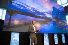 Mr Brian Povinelli Global Brand Leader for Westin Hotels  Resorts at Westin's 200th Hotel Milestone celebration