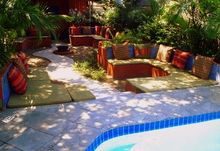 Boma area and pool