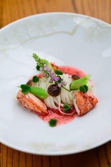 NOBU InterContinental Hong Kong - Cold Ume Lobster Udon