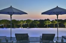Exterior Pool At Sunset 