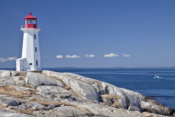Peggy's Cove lighthouse, Nova Scotia