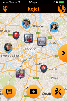 See where your friends are check out their photos