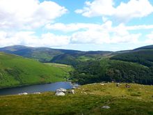 Lough Dan in County Wicklow, Ireland