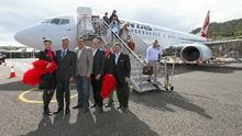 Qantas arrives back in the Whitsundays