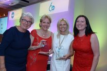 Please find attached a picture of the winners of The Association of Women Travel Executives (AWTE) Chair Awards. From left to ri