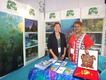 Ms. Yumie Morishita – Vice Chair of BOD and  Ms. Bernie Besebes – Ops. Manager at ITE & MICE