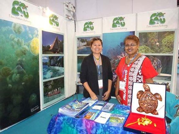 Ms. Yumie Morishita – Vice Chair of BOD and  Ms. Bernie Besebes – Ops. Manager at ITE & MICE