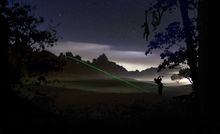 Nocturnal Golf Under the Milky Way