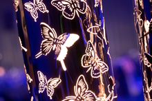 Air of Allure center piece decorations inspired with effervescent nature of butterflies shining through